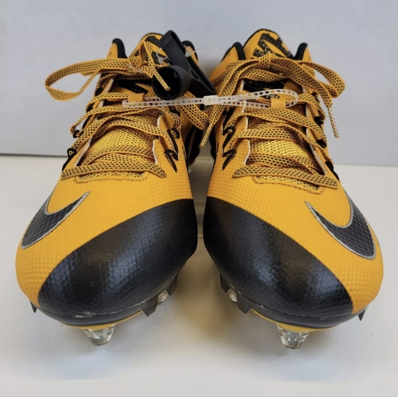 Nike Mens Alpha Pro 2 TD PF Football Cleats 742767-725 Gold/Black Size 15 NWOB